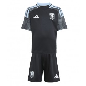 Baby Fußballbekleidung Aston Villa Auswärtstrikot 2025-26 Kurzarm (+ kurze hosen)